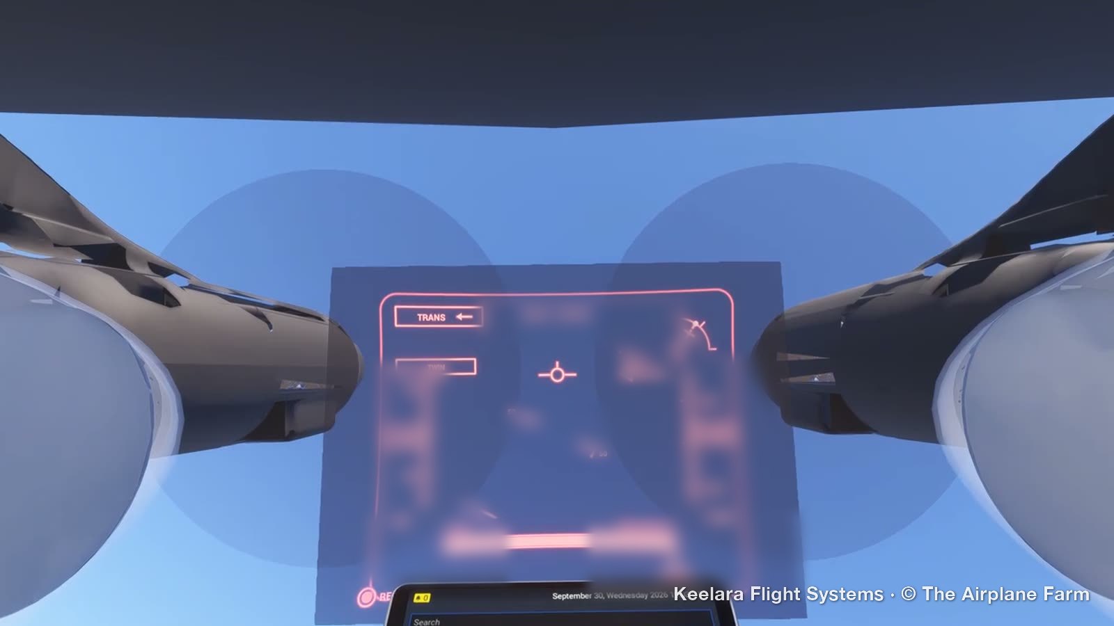 HUD in transition mode